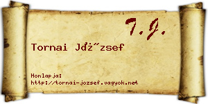 Tornai József névjegykártya